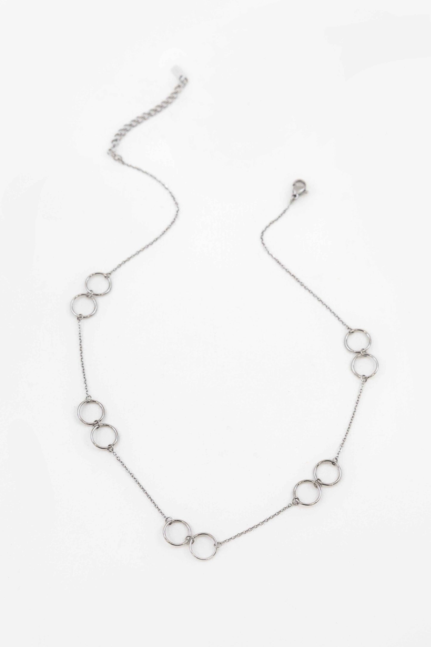 Double Double Necklace | Silver