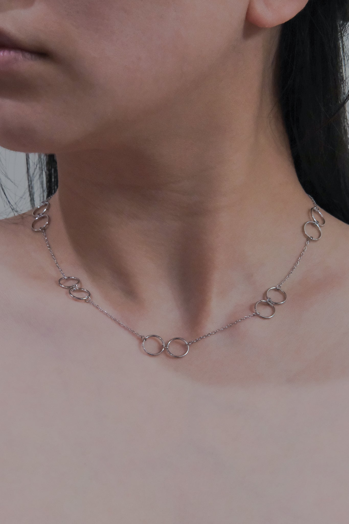 Double Double Necklace | Silver