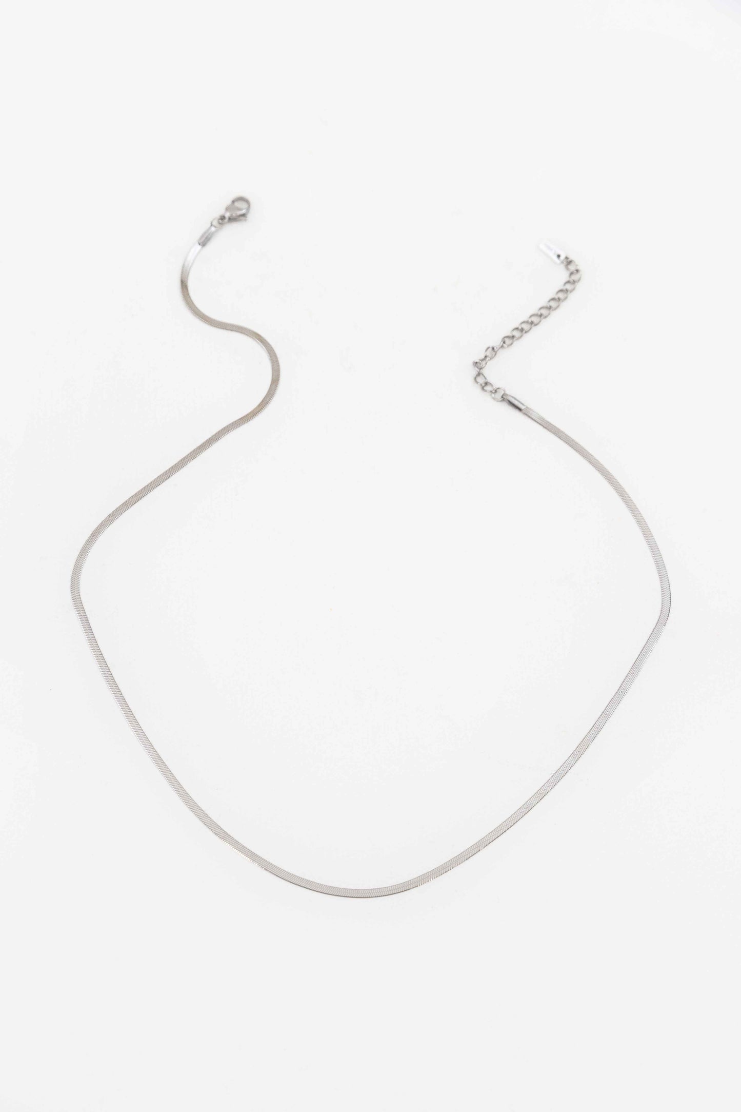 Snake Chain Necklace | Silver
