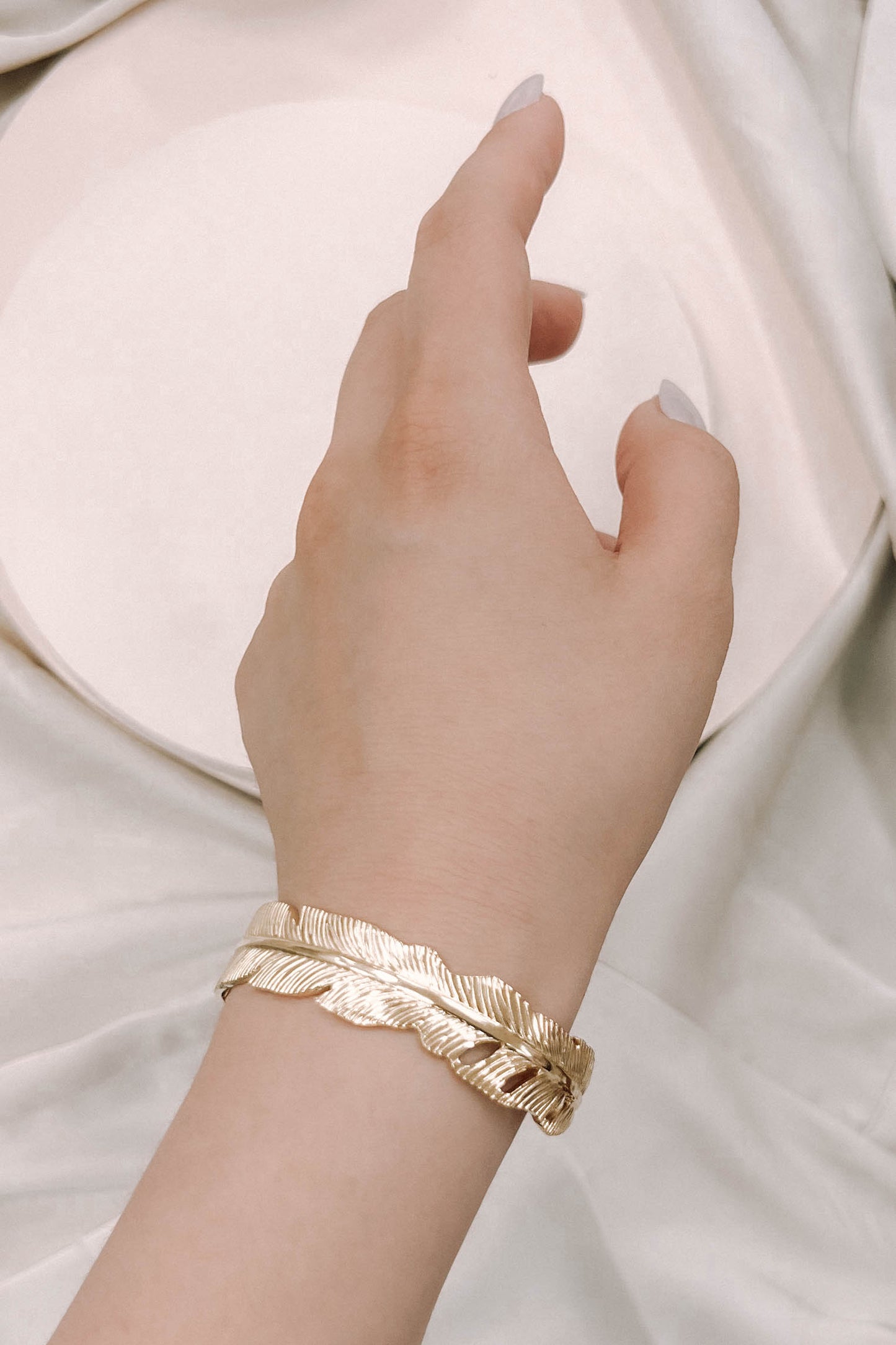 Feather Cuff Bracelet