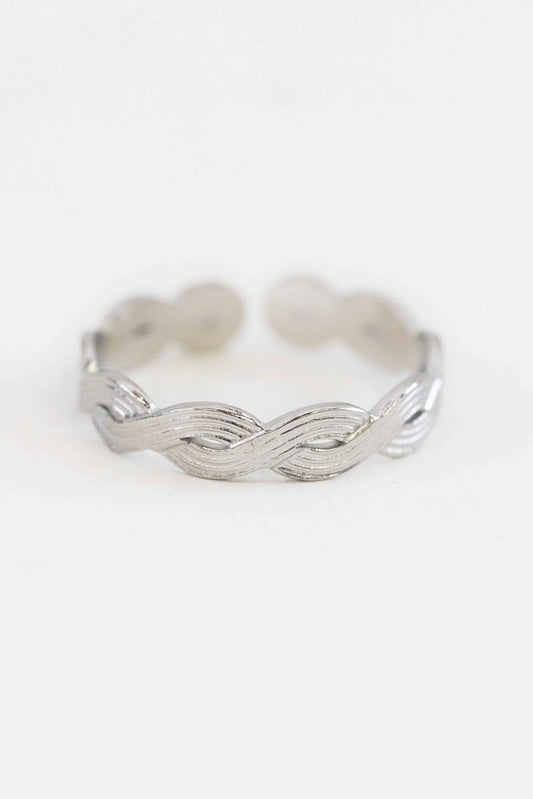 Evermore Adjustable Ring | Silver