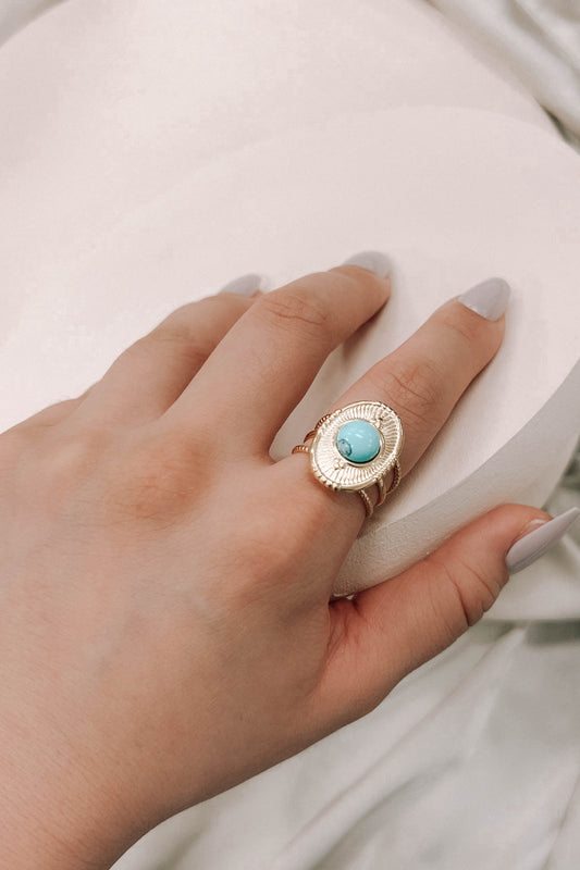 Nata Adjustable Ring | Gold