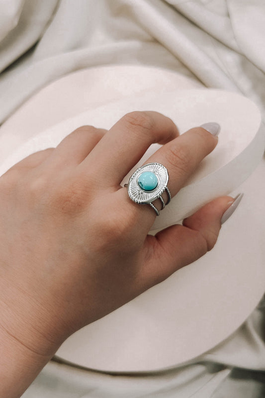 Nata Adjustable Ring | Silver