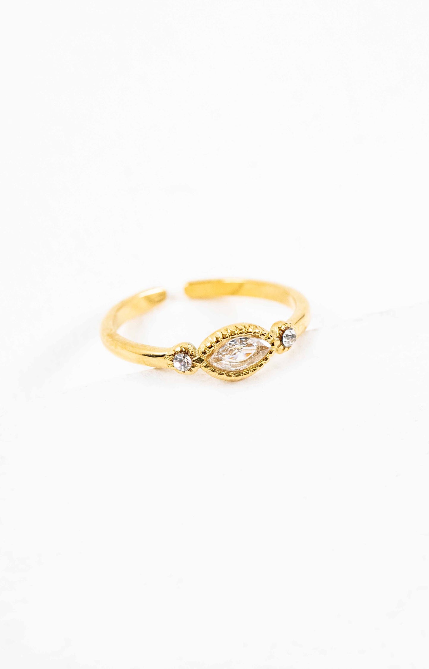 Rene Marquise Adjustable Ring