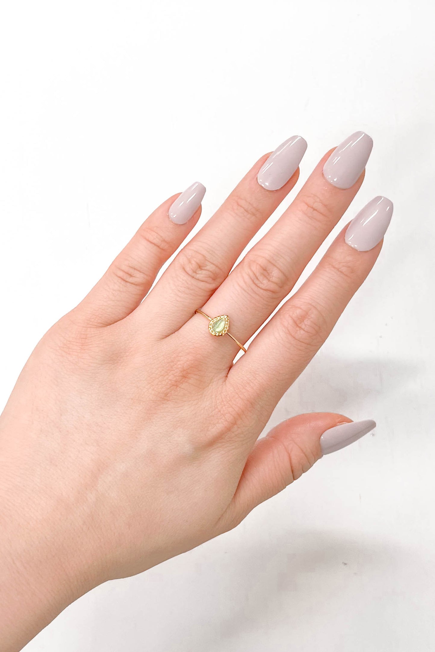 Sea Tear Adjustable Ring