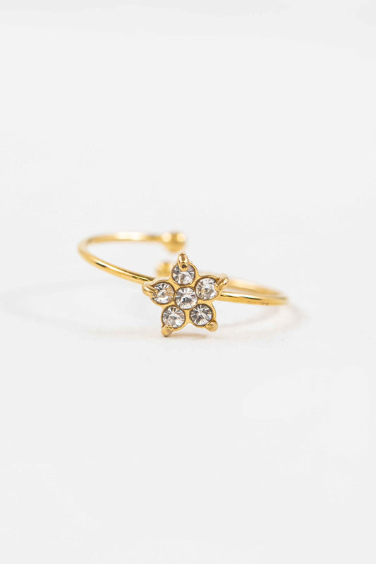Star Charm Adjustable Ring
