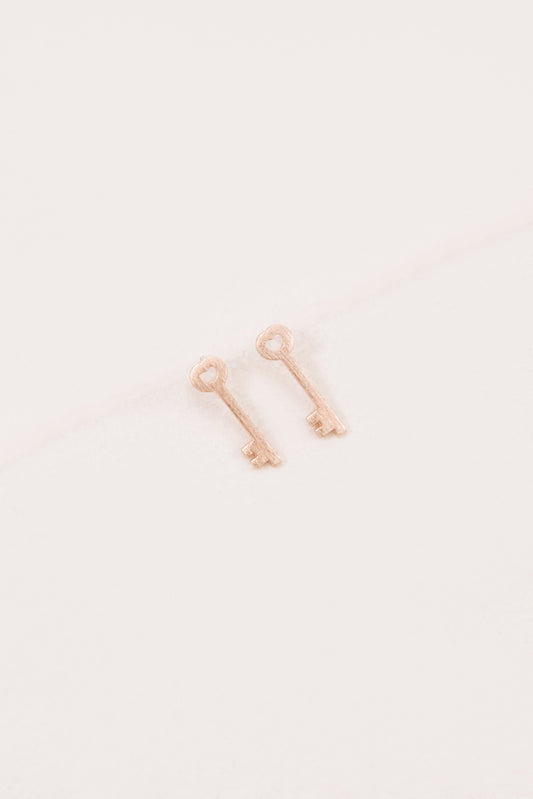 Antique Key Earrings