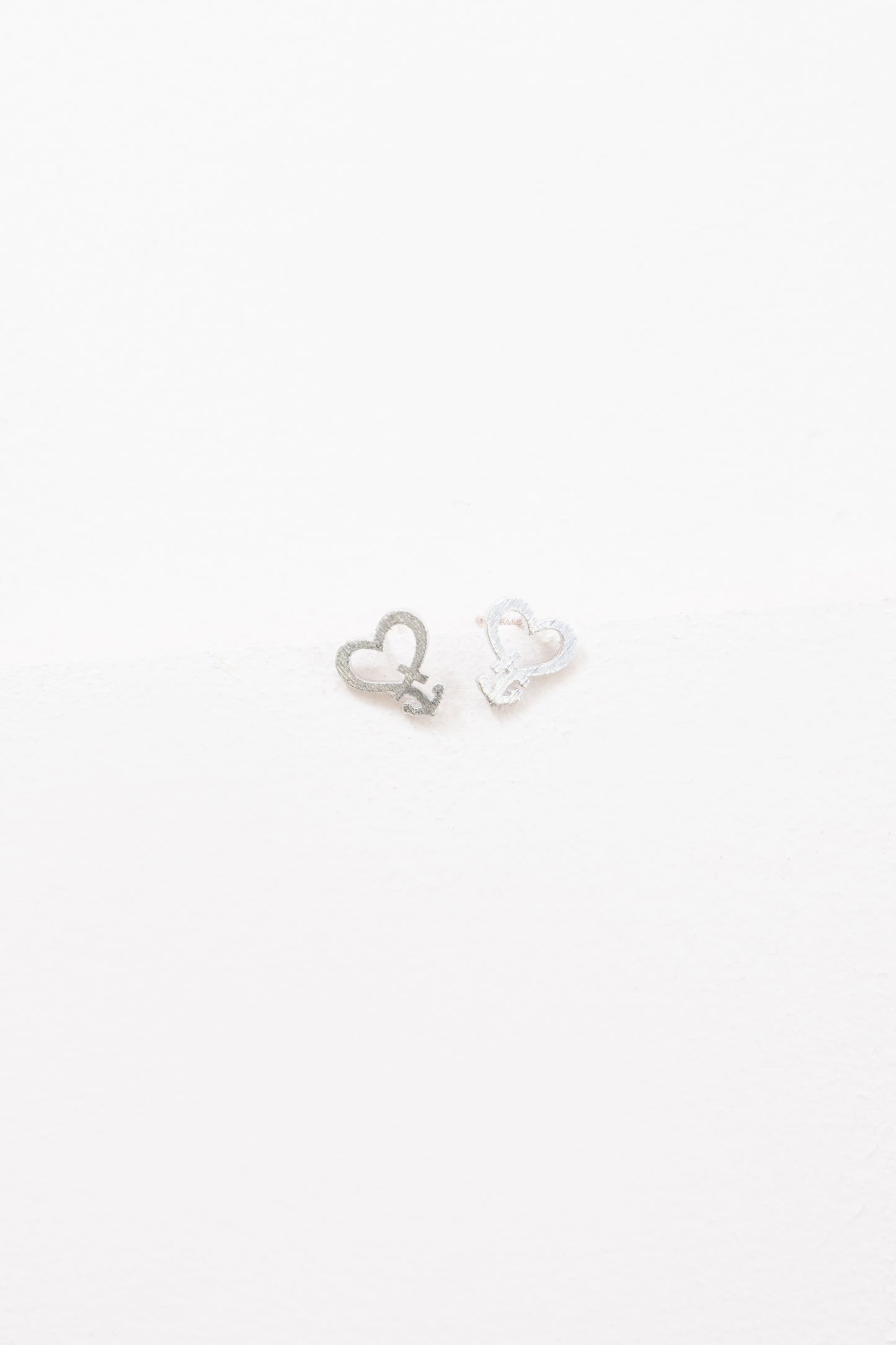 Anchored Heart Earrings