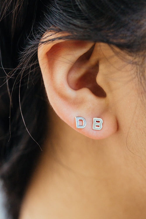 Alphabet Earring (sterl.)