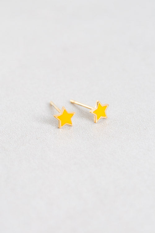 Star Spectrum Stud Earrings (14K)
