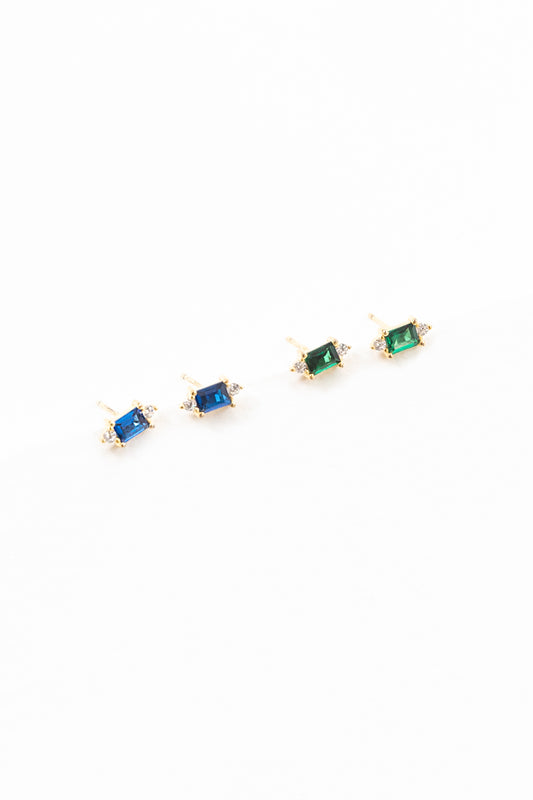 Kept Treasure Stud Earrings (14K)