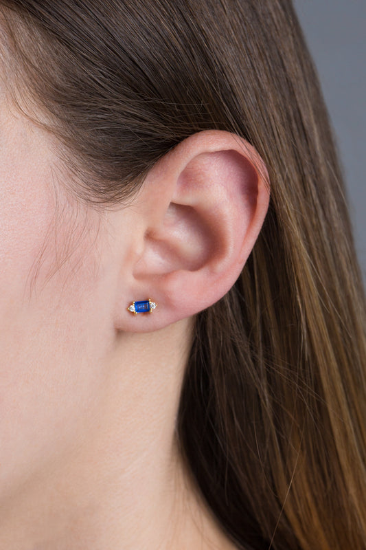 Kept Treasure Stud Earrings (14K)