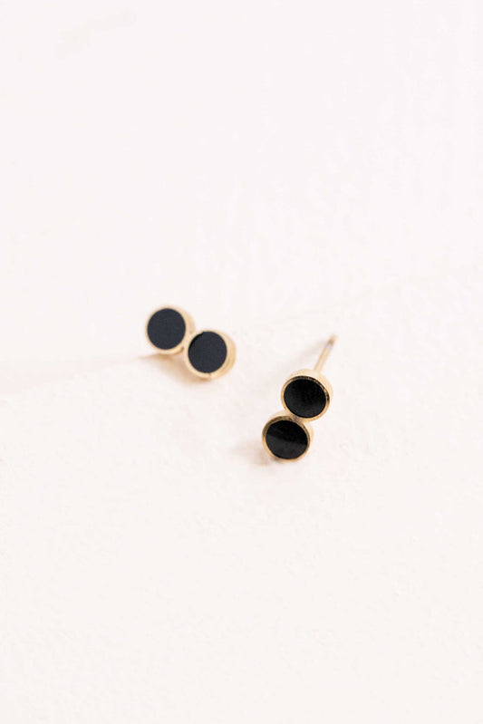 Icona Round Earrings (14K)