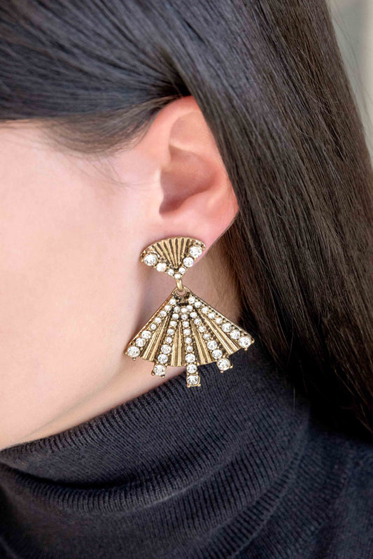 Fan Drop Earrings