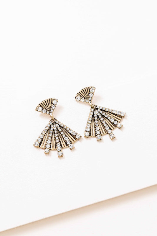 Fan Drop Earrings