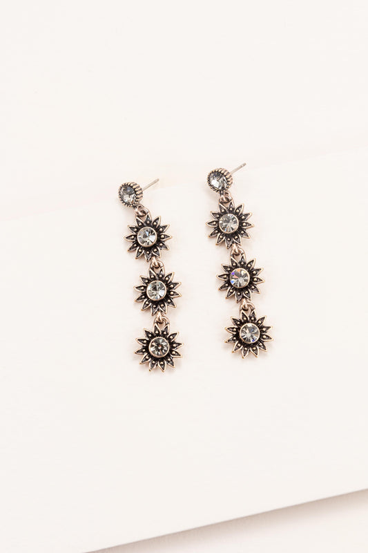 Sunflower Drop Earrings