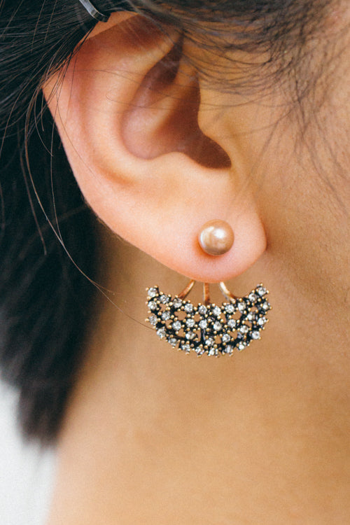 Couture Ear Jacket Earrings