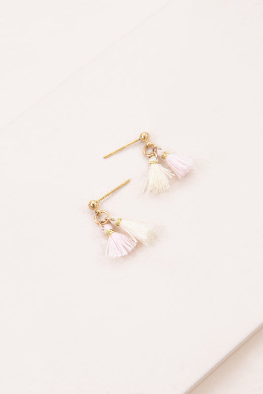 Ulani Tassel Earrings | Pink