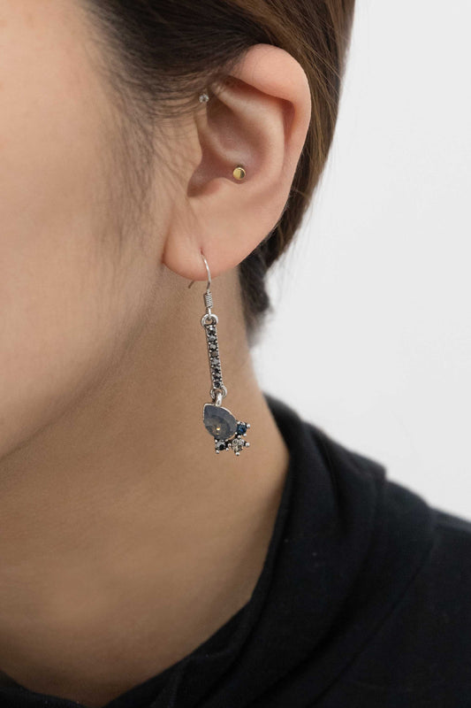 Talon Dangle Earrings | Silver