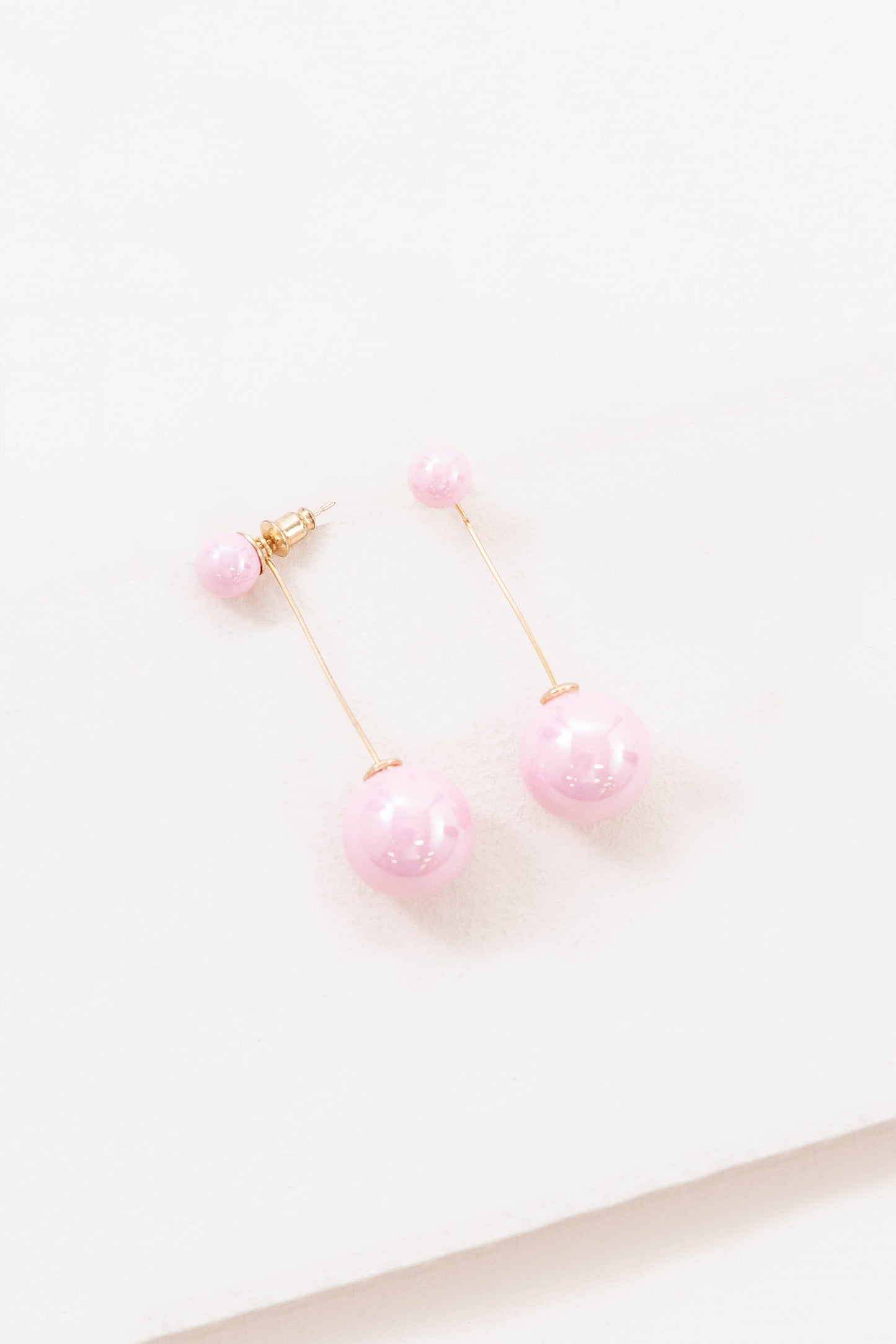 Winnie Ear Jacket Earrings | Pink