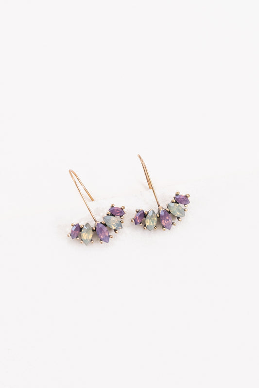 Serein Hook Earrings | Purple