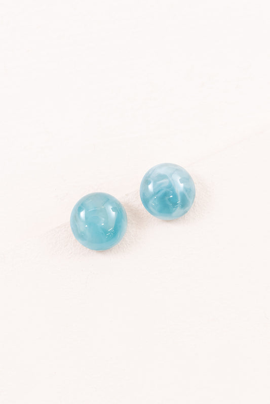Helene Stud Earrings | Blue