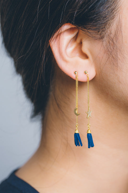 Celestial Tassel Earrings