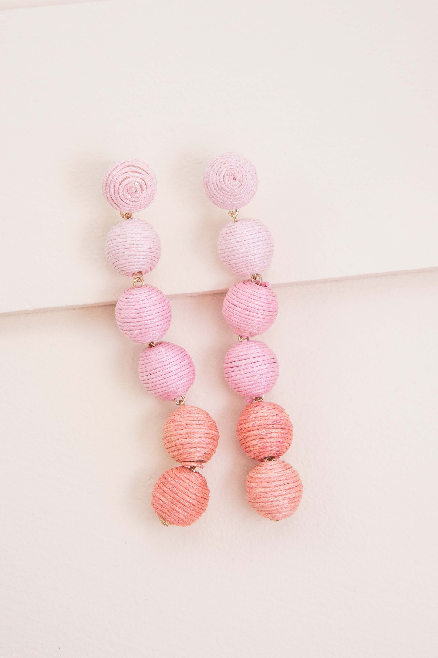 Oasis Gradient Dangle Earrings | Pink