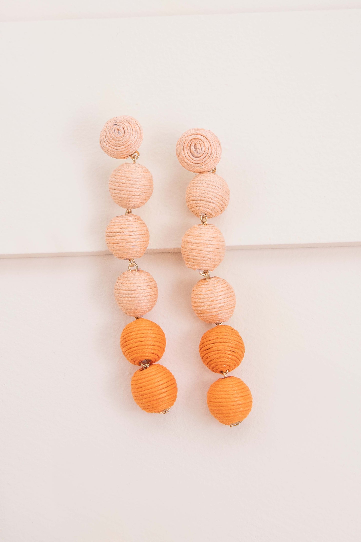 Oasis Gradient Dangle Earrings | Orange