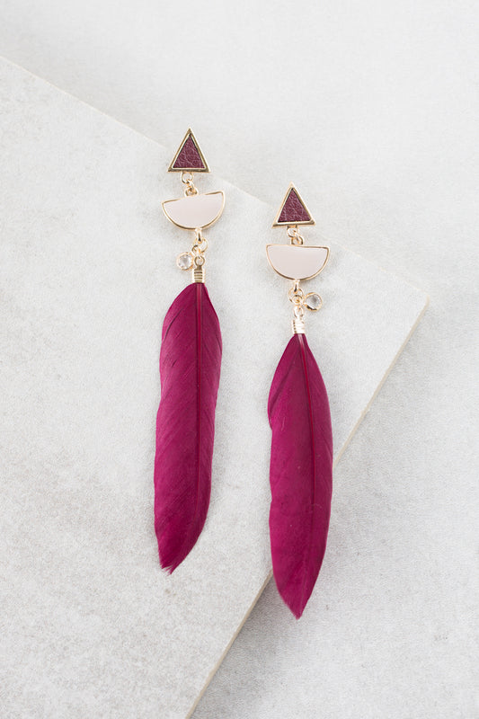 Dreamers Lullaby Earrings | Red