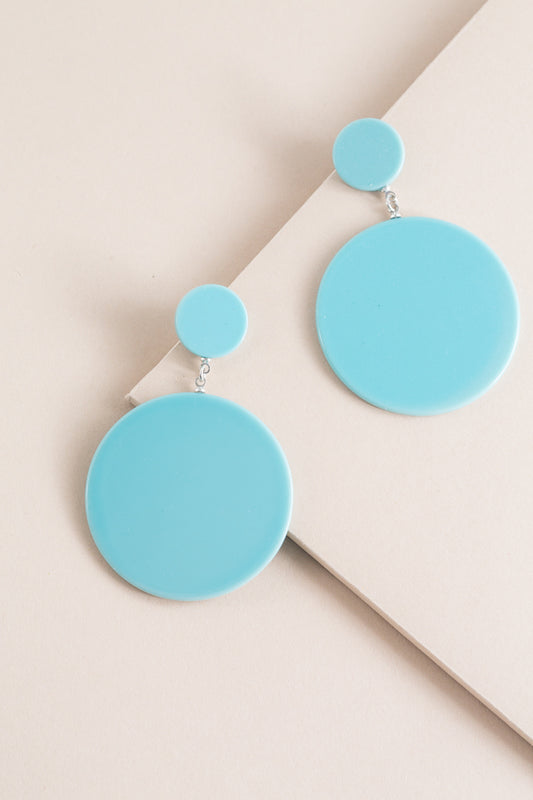 In The Groove Earrings | Blue