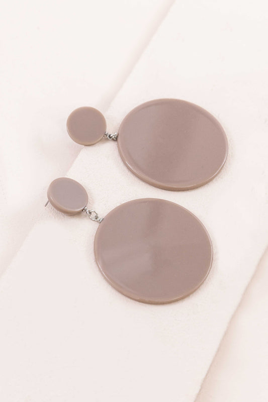 In The Groove Earrings | Tan