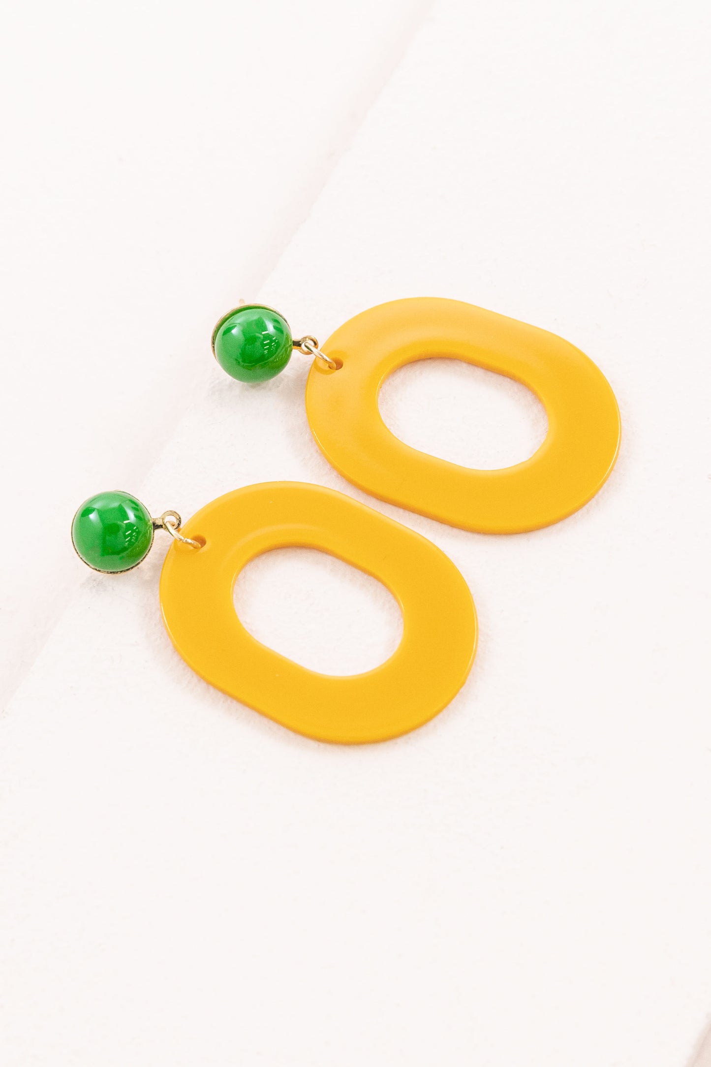 Party All Day Earrings | Mustard