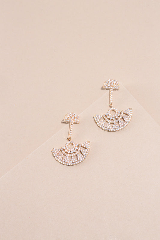 Radial Chandelier Earrings
