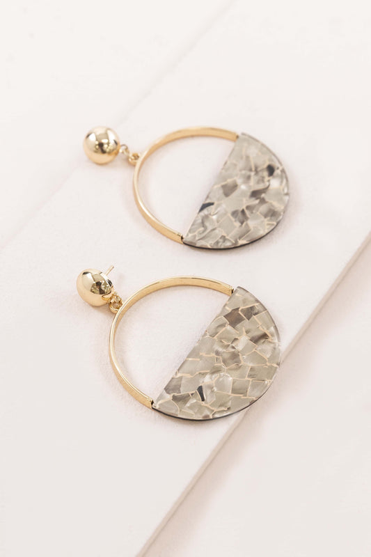 Half Circle Earrings | Scales