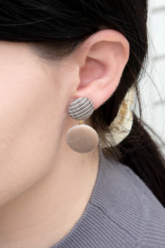 Off To Work Earrings | Tan