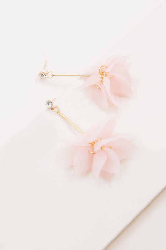 Lily of the Incas Drop Earrings | Pink