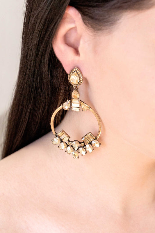 Full of Whims Drop Earrings | Amber