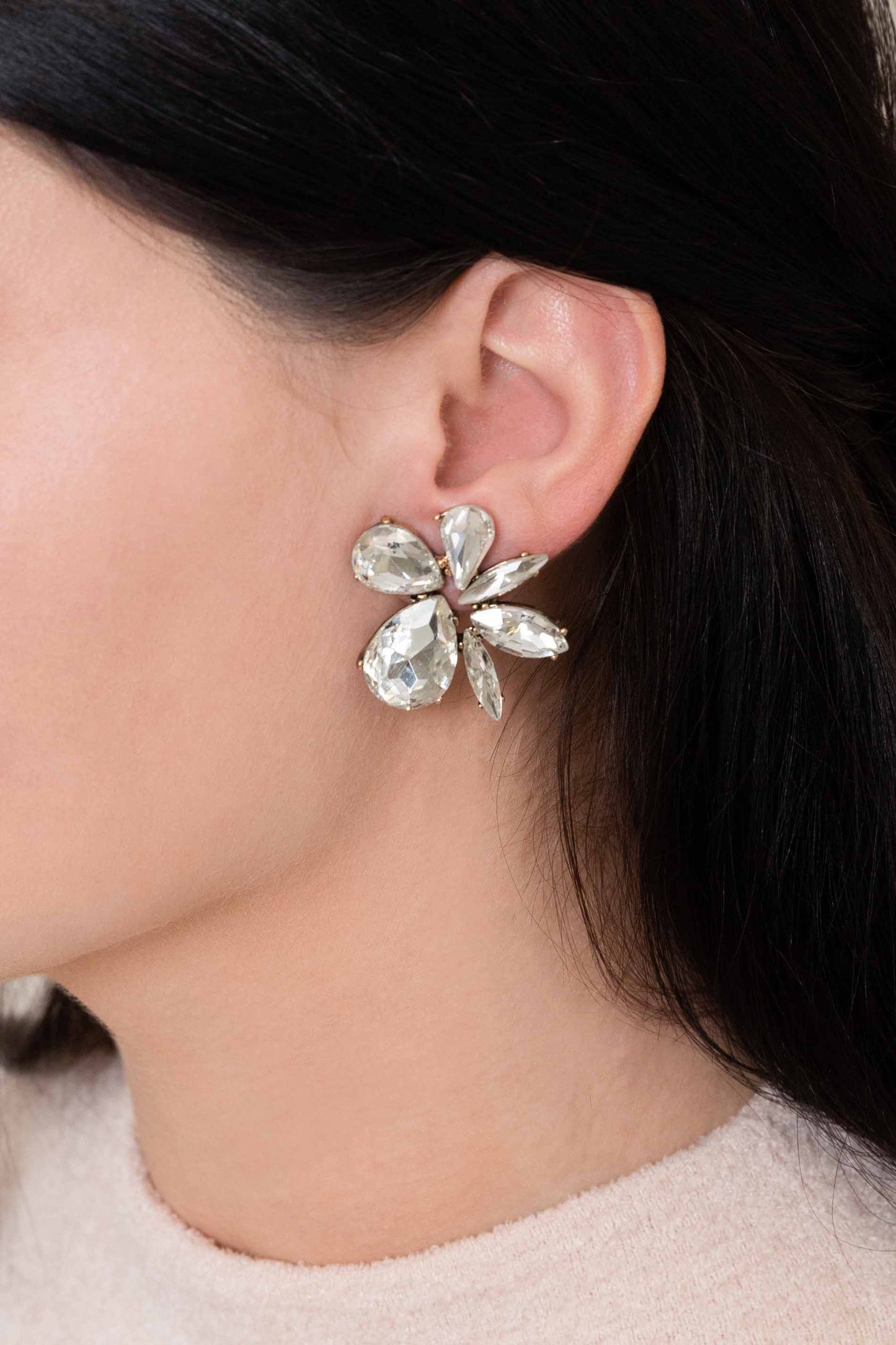 Dare to Dream Shimmer Earrings | Crystal