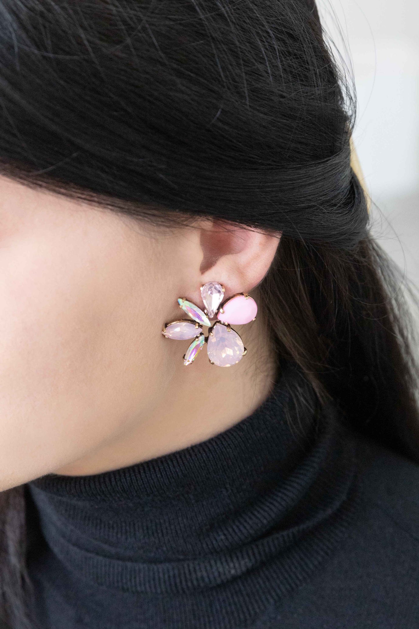 Dare to Dream Shimmer Earrings | Blush