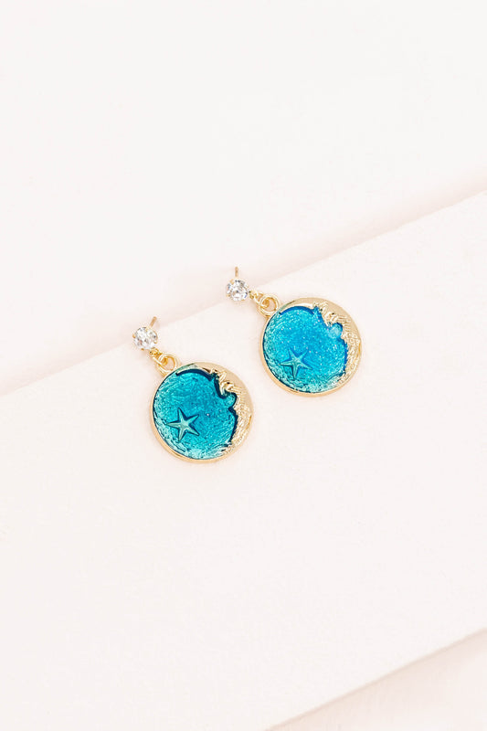 Once in a Blue Moon Earrings