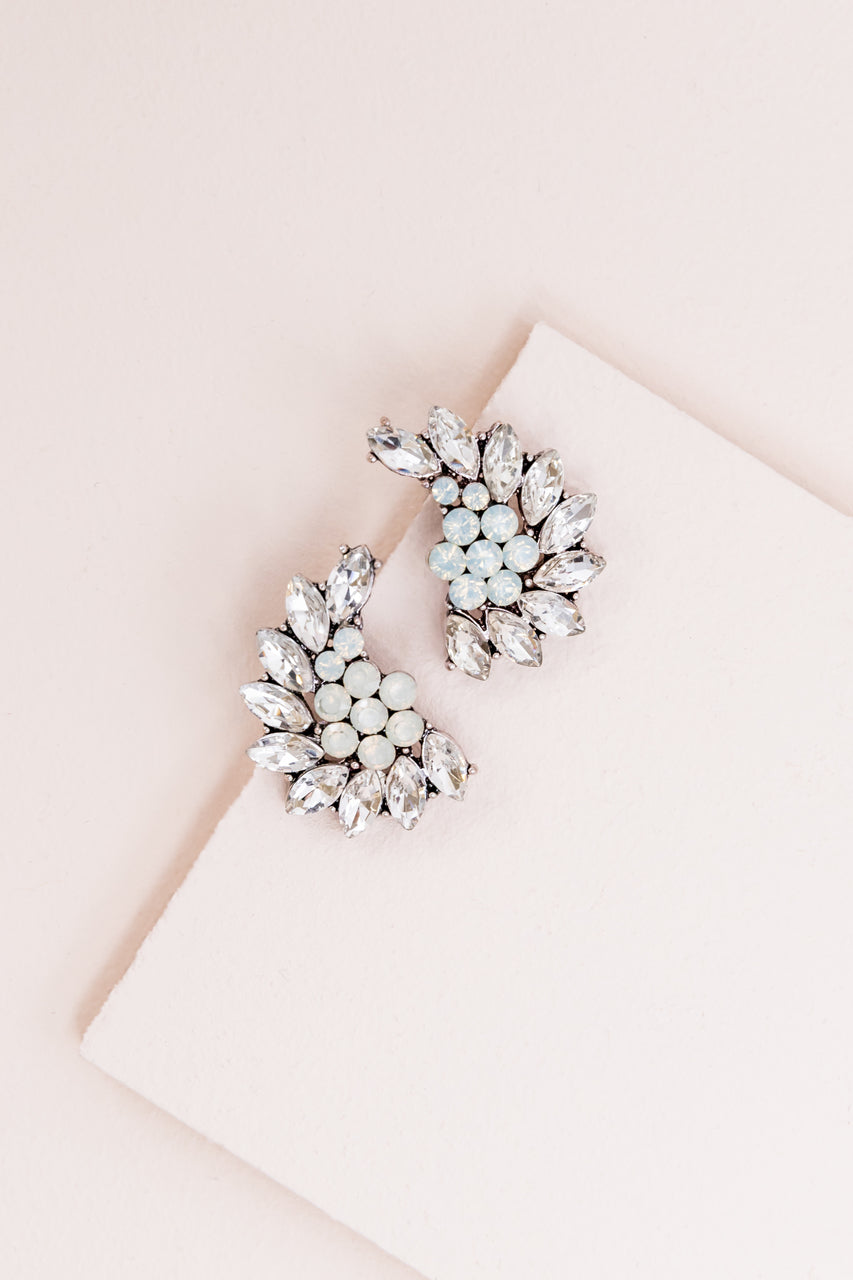 Fly High Crystal Statement Earrings