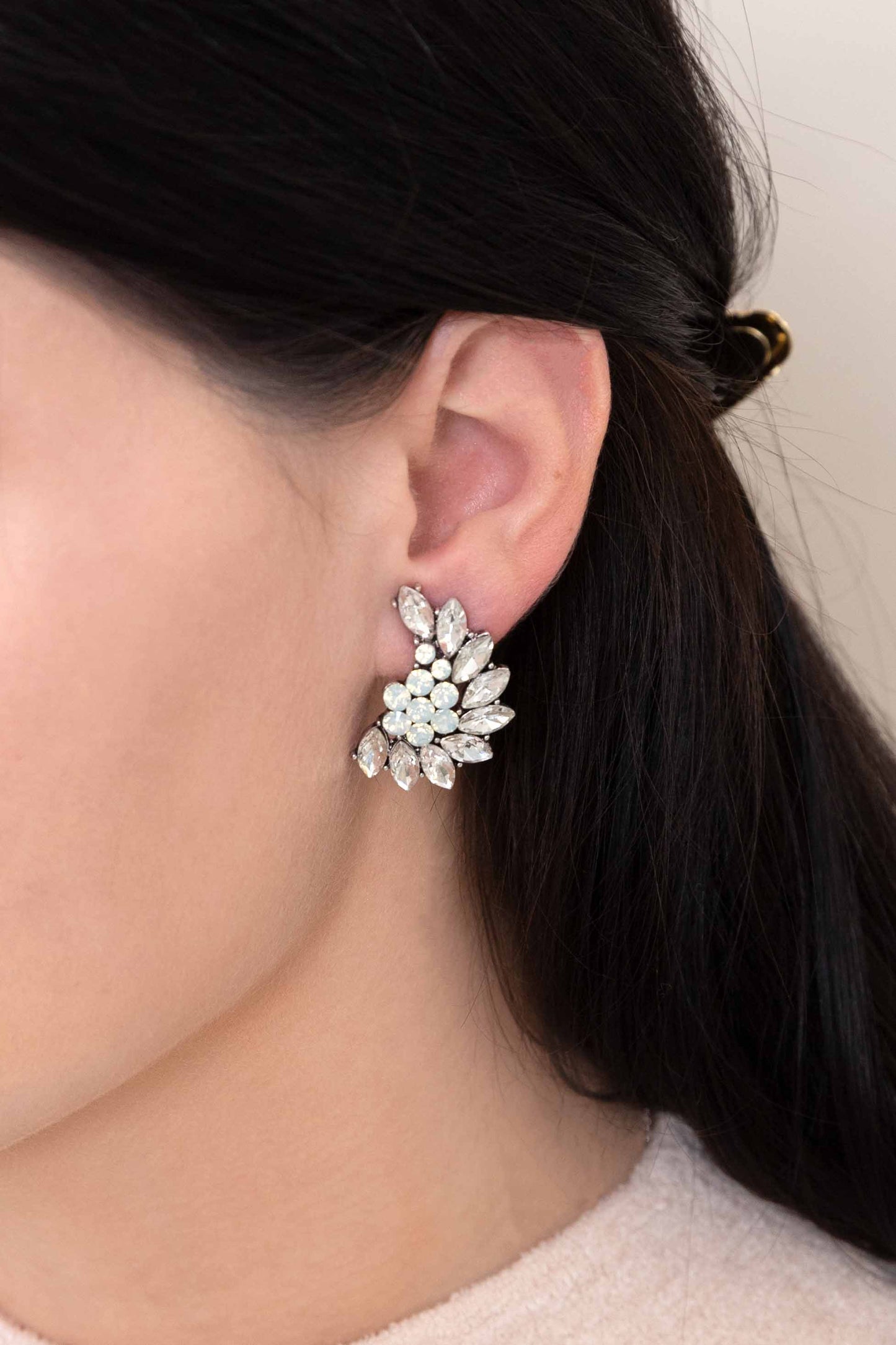 Fly High Crystal Statement Earrings