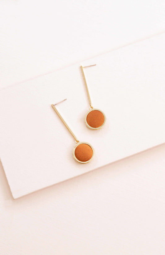 Smitten Satin Drop Earrings (14K)