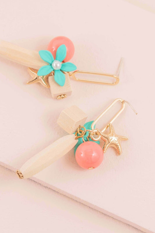 Tropically Charmed Dangle Earrings | Gold (14K)