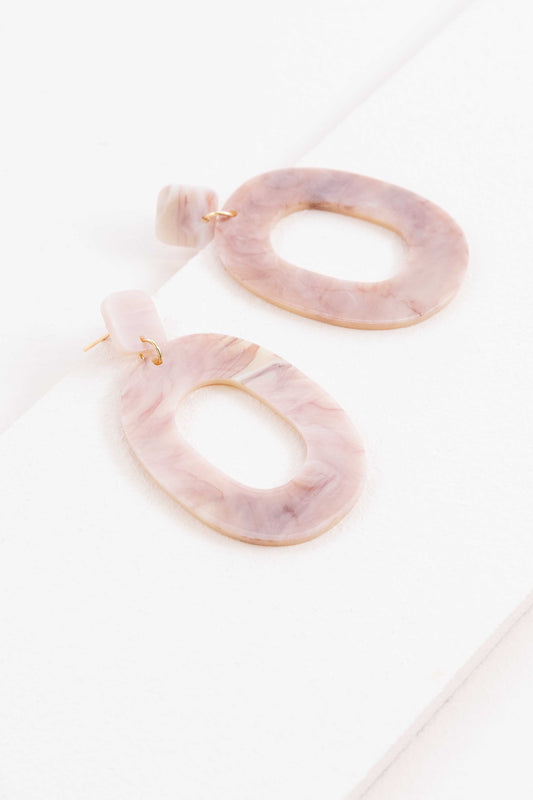 Roaring Pink Dangle Earrings