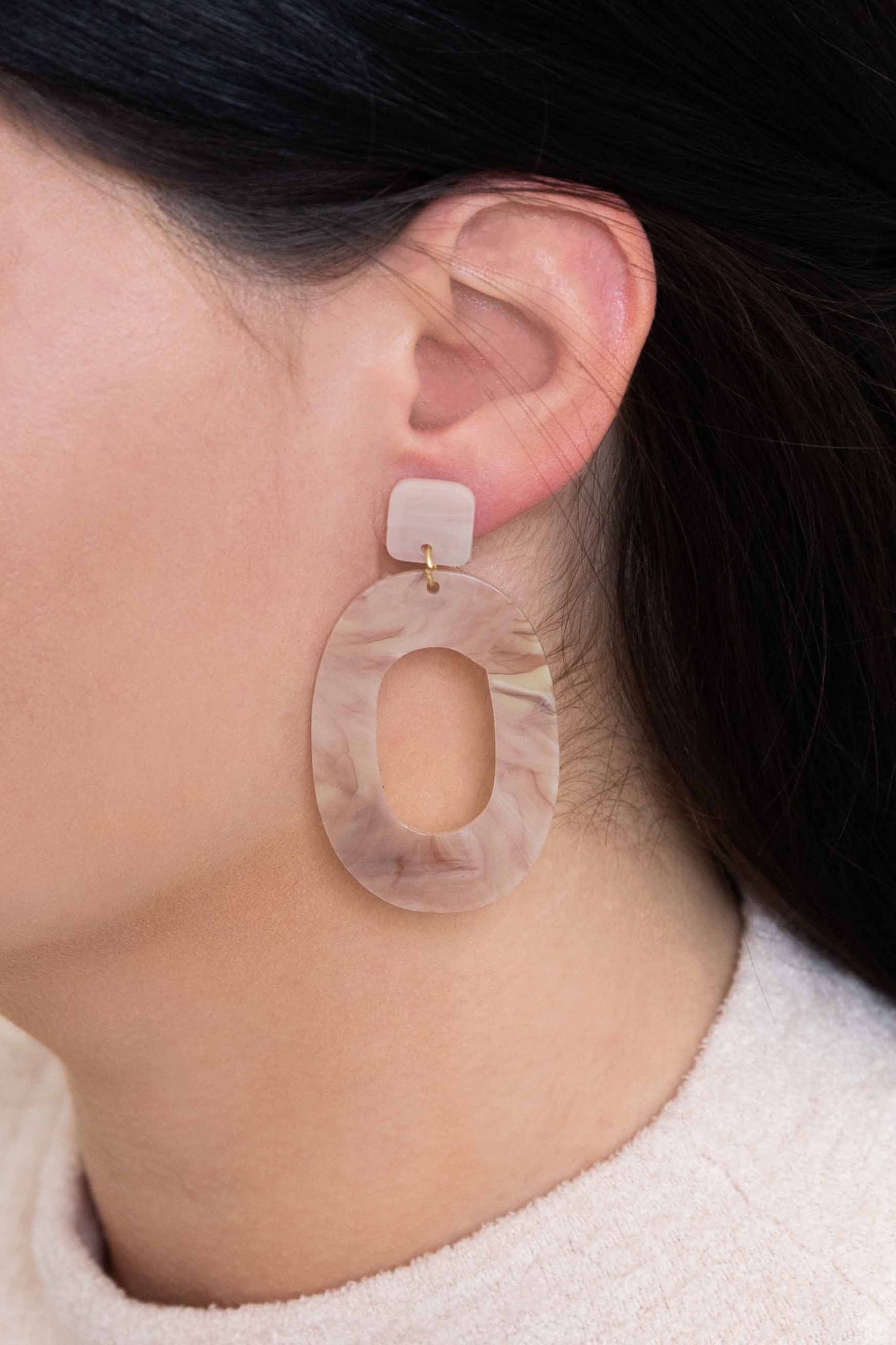 Roaring Pink Dangle Earrings