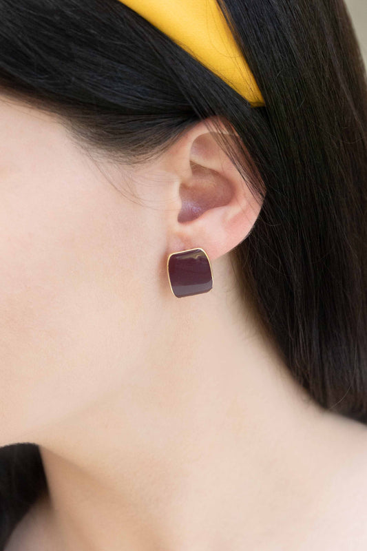 On Occasion Earrings (14K) | Plum