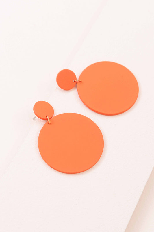 En Vogue Dangle Earrings | Orange