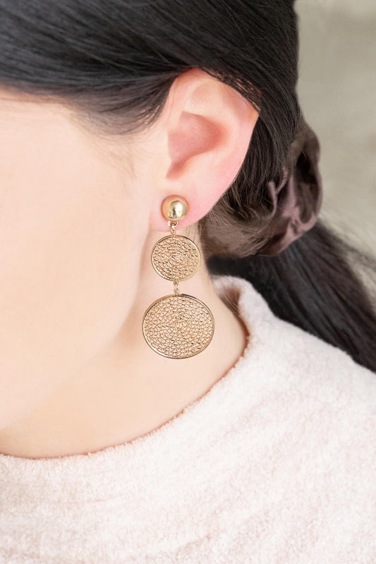 Golden Webbed Earrings